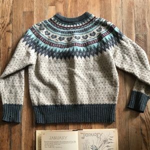 Vintage Woolrich Fair Isle Nordic Sweater